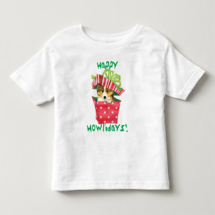 Camiseta Infantil Happy Howlidays Sheltie T-Shirt