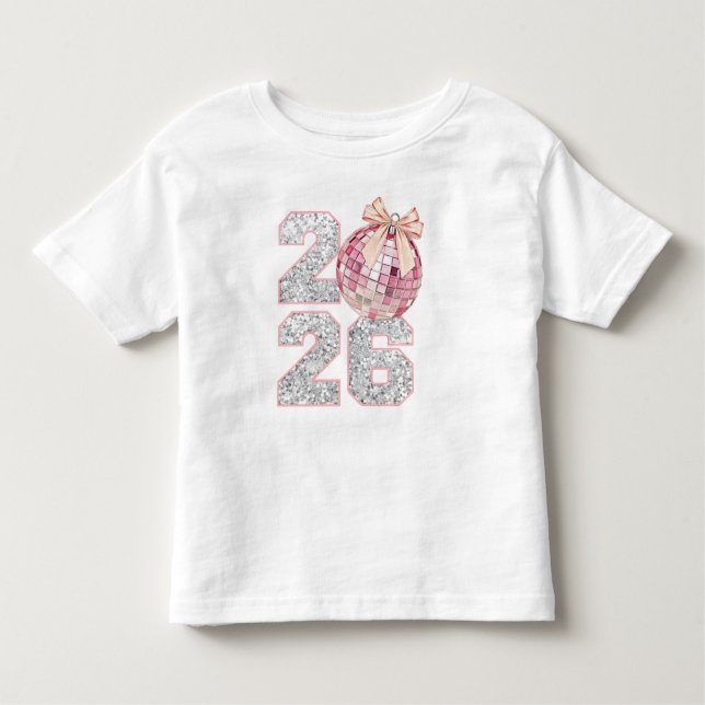 Camiseta Infantil Happy New Year 2026 (Frente)