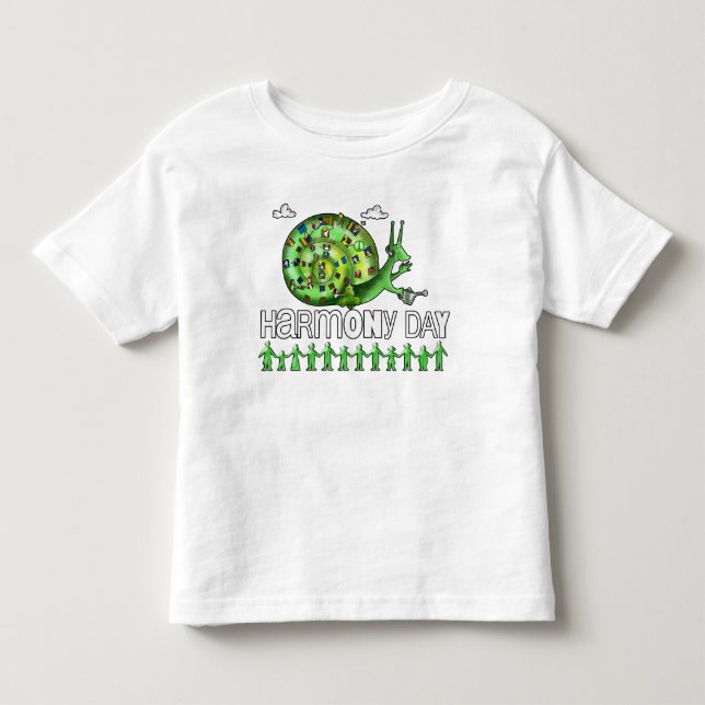 Camiseta Infantil Harmony Day Austrália (Frente)