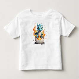 Camiseta Infantil Hatching Baby Dragon Kids Fantasy