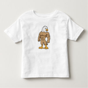Camiseta Infantil Hawk como Bodybuilder com pacote Seis