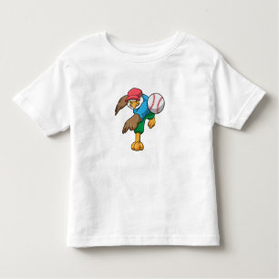 Camiseta Infantil Hawk no Baseball com o bastão de Baseball