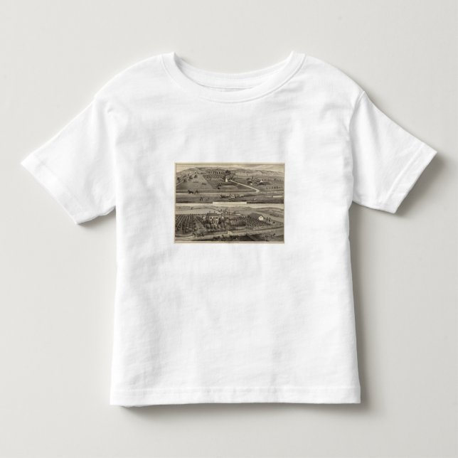 Camiseta Infantil Hawkins, residências de Mayes (Frente)