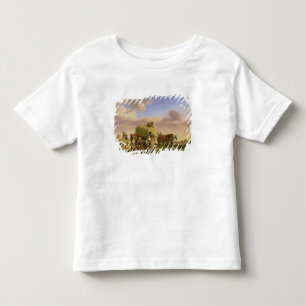 Camiseta Infantil Haymakers que descansam em um campo