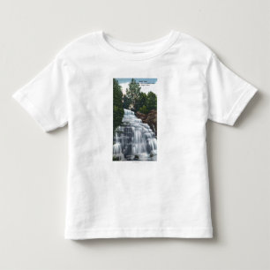 Camiseta Infantil Hector cai perto da opinião do lago Seneca