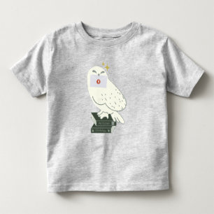 Camiseta Infantil Hedwig com desenho caprichoso de carta