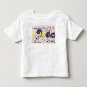 Camiseta Infantil Henri de Toulouse-Lautrec a corrente de Simpson,