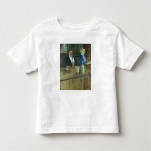 Camiseta Infantil Henri de Toulouse-Lautrec   no bar: O