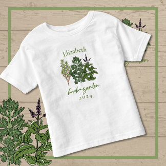 Camiseta Infantil Herb Garden