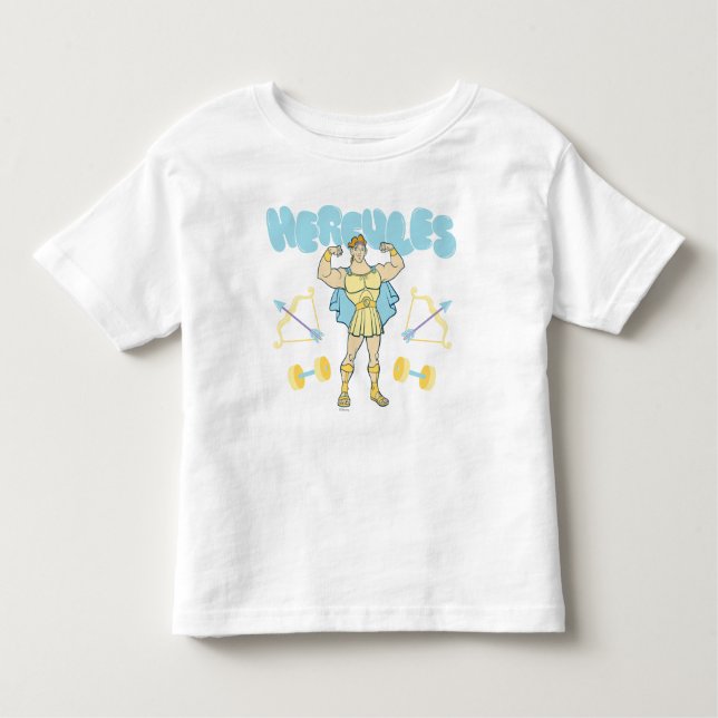Camiseta Infantil Hercules Arrows and Dumbbells Flex Toddler T-shirt (Frente)
