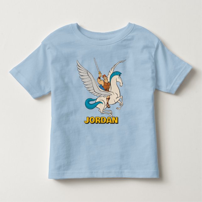 Camiseta Infantil Hercules Riding Pegasus Toddler T-shirt (Frente)