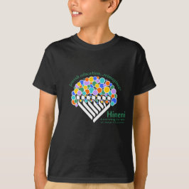 Camiseta Infantil Hineni Learning Center - Preta