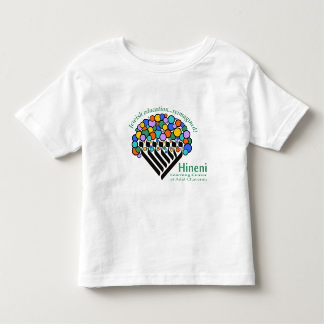 Camiseta Infantil Hineni Learning Center Toddlers' T-Shirt - White (Frente)