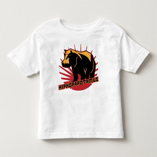 Camiseta Infantil hiphopapotamus rhymenocerous (Frente)