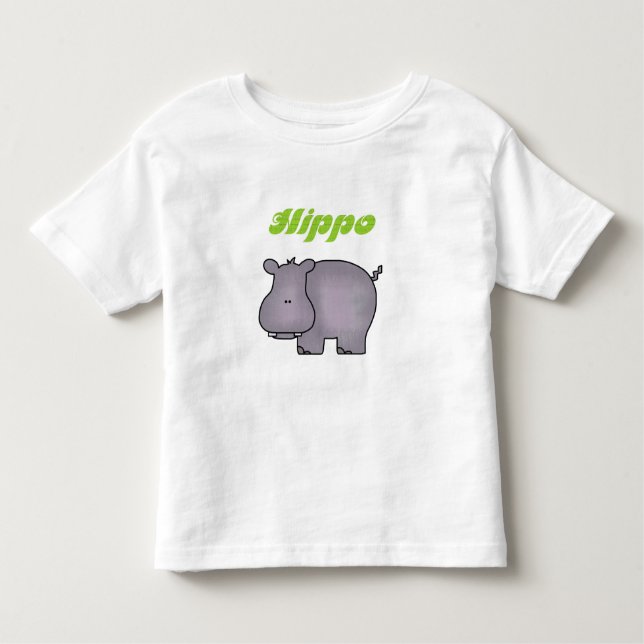 Camiseta Infantil Hipopótamo (Frente)