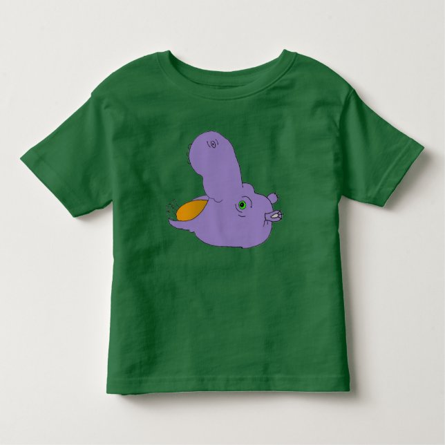Camiseta Infantil Hipopótamo (Frente)