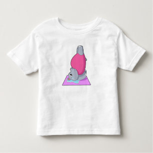 Camiseta Infantil Hippo na Malhação Yoga