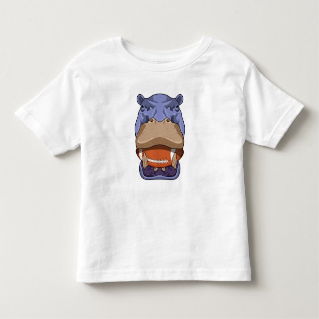 Camiseta Infantil Hippo no Futebol (Frente)