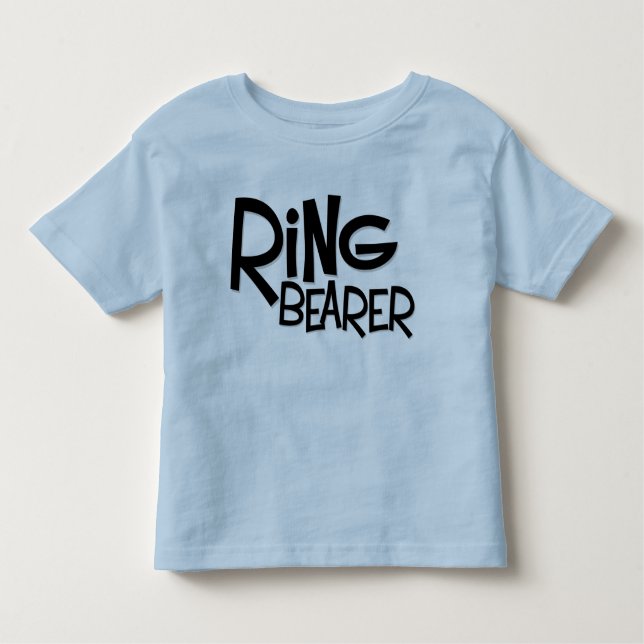 Camiseta Infantil Hipster Ring Bearer (Frente)