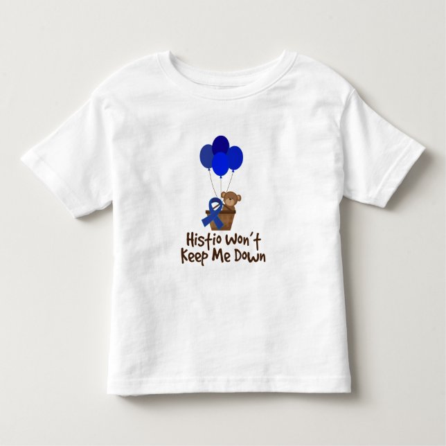 Camiseta Infantil Histio não me manterá para baixo (Frente)