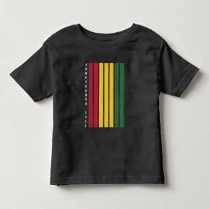 Camiseta Infantil História Negra Afro-Americana 1865