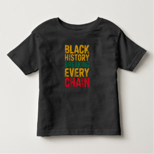 Camiseta Infantil História Negra Quebrando Todo Empoderamento Em Cad