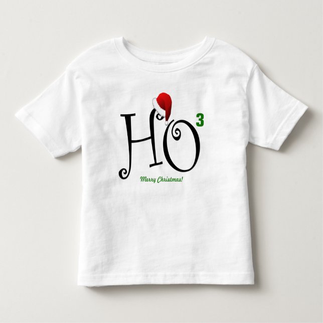 Camiseta Infantil Ho Ho Ho Feliz Natal! (Frente)