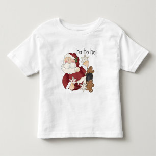 Camiseta Infantil Ho Ho Papais noeis T-shirts e presentes