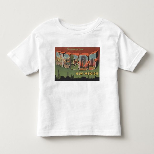 Camiseta Infantil Hobbs, New mexico - grandes cenas 2 da letra (Frente)