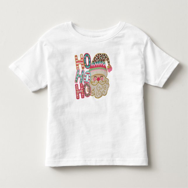 Camiseta Infantil HOHOHO MERRY CHRISTMAS T-Shirt (Frente)