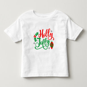 Camiseta Infantil Holly Jolly Christmas Song