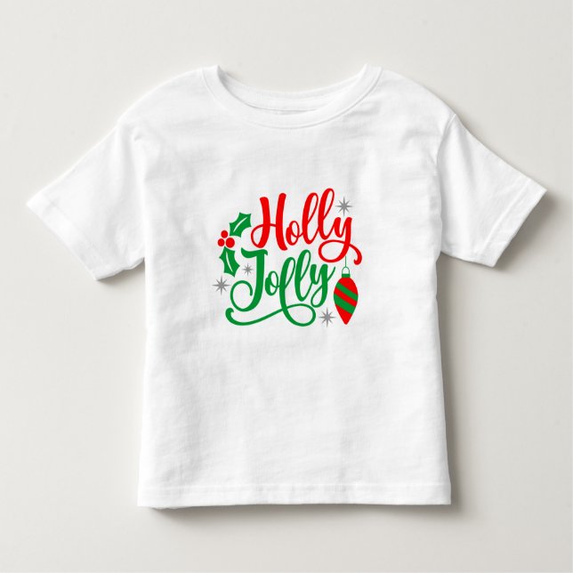 Camiseta Infantil Holly Jolly Christmas Song (Frente)