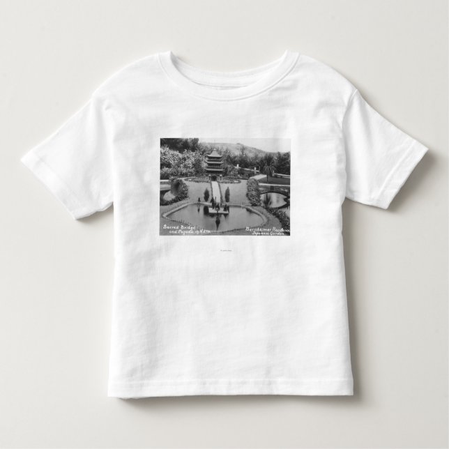 Camiseta Infantil Hollywood, casa de CA Bernheimer no jardim japonês (Frente)