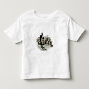 Camiseta Infantil Homem-água em um suporte técnico, 1805