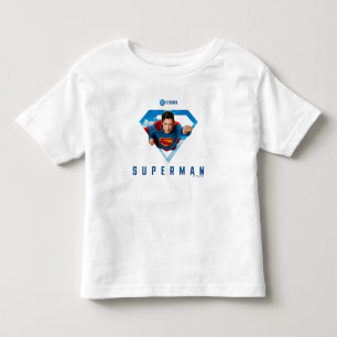 Camiseta Infantil Homem de Aço em Voo