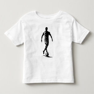Camiseta Infantil Homem de futebol com bola
