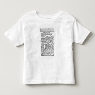 Camiseta Infantil Homem estourando um campo