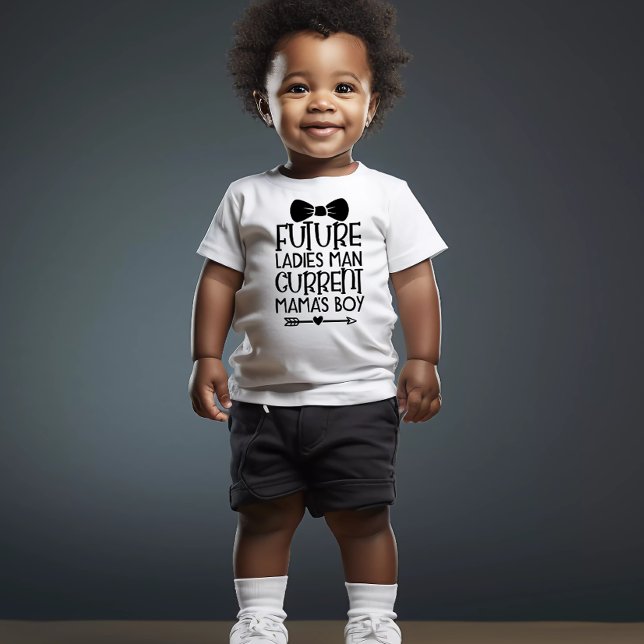Camiseta Infantil Homem Futuro das Mulheres, Design de Menino da Mãe (Criador carregado)