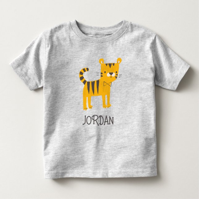 Camiseta Infantil Homem Pequeno | Torneio de Arco Tigre (Frente)