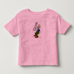 Camiseta Infantil Homem Velho Agitando Barba Toddler Ringer Tee