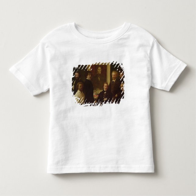 Camiseta Infantil Homenagem a Delacroix, 1864 (Frente)