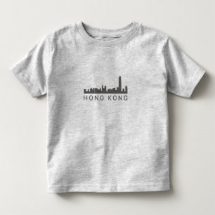 Camiseta Infantil Hong Kong Gift HK Skyline Gpresente