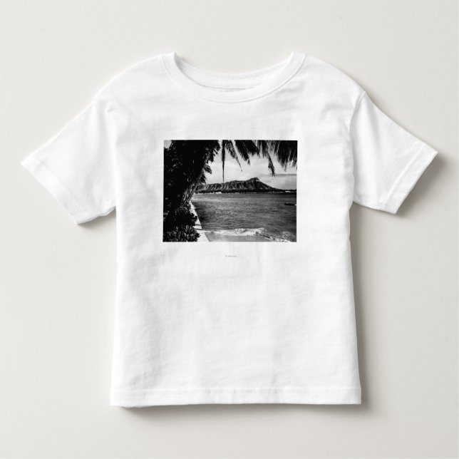 Camiseta Infantil Honolulu, Havaí - ideia da cabeça do diamante (Frente)