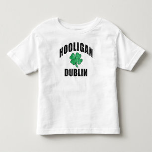 Camiseta Infantil Hooligan irlandês Dublin