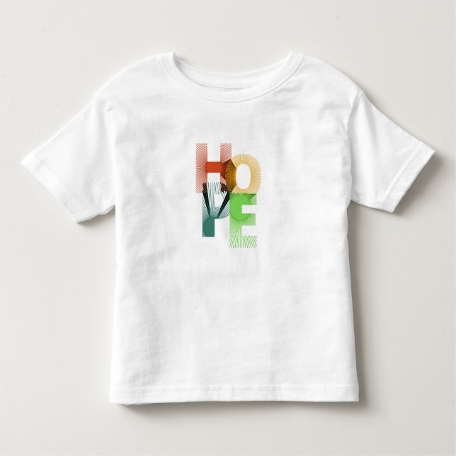 Camiseta Infantil HOPE Geometric Typography - Tshirt (Frente)