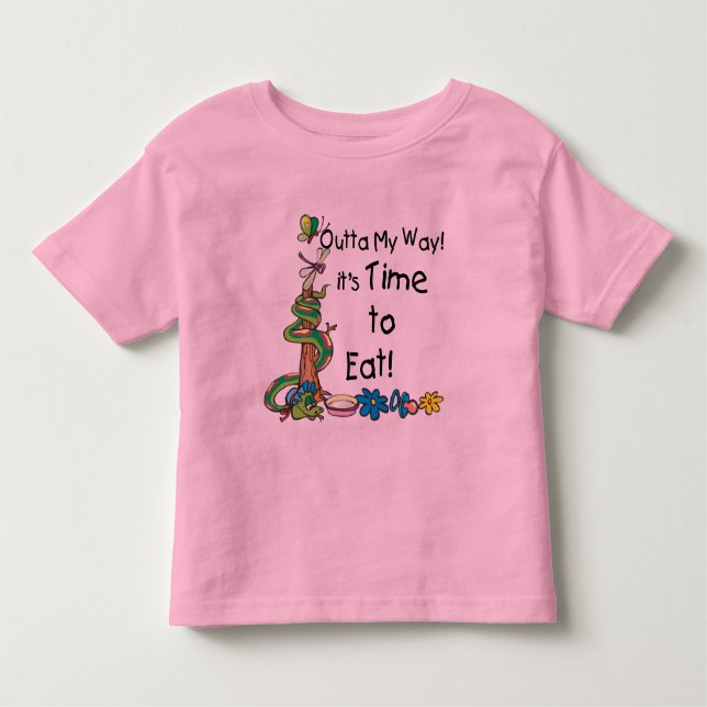 Camiseta Infantil Hora de Comer (Frente)