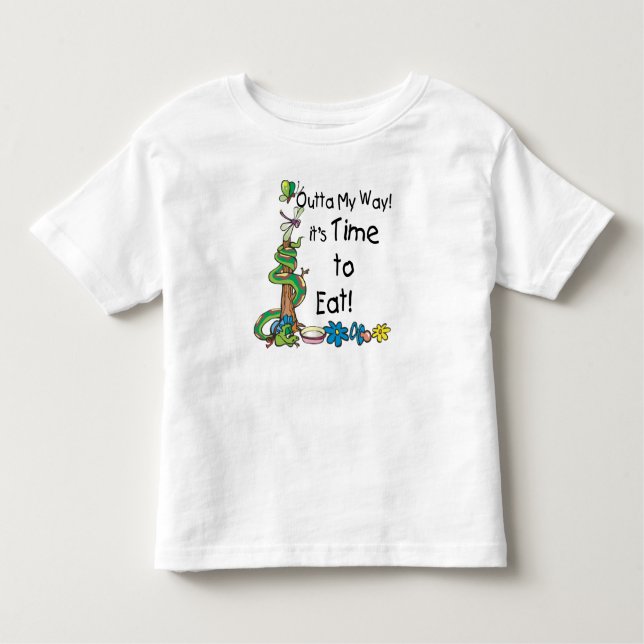 Camiseta Infantil Hora de Comer (Frente)