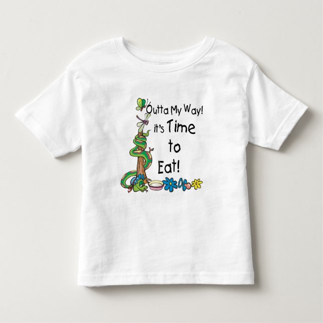 Camiseta Infantil Hora de Comer (Frente)