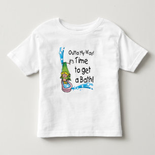 Camiseta Infantil Hora de Obter Banho