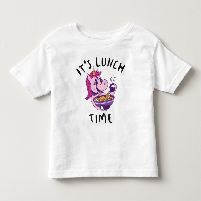 Camiseta Infantil Hora do almoço (Frente)